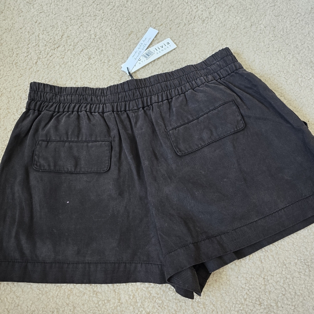 NWT $345USD Alice and Olivia Britney High Waist Patch Pocket Shorts Size Small - Picture 10 of 13